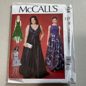 McCalls M7684 Misses Womens Dresses Uncut Sewing Pattern Size 18 20 22 24 - Picture 1 of 2