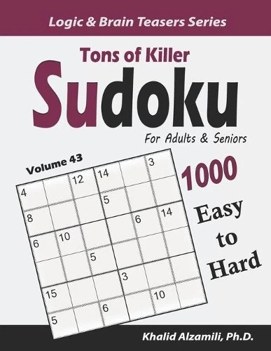 Khalid Alzamili Tons of Killer Sudoku for Adults & Senio (Paperback) (US IMPORT) - Image 1 of 1