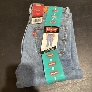 Levi’s Youth 720 High Rise Super Skinny Light Wash Jeans Adjustable Size 8 - Picture 1 of 3
