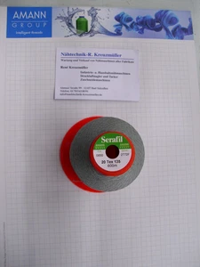 Serafil AMANN 20 er Faden FB 850 Grau 600 Meter Nähgarn alle Farben Lieferbar - Bild 1 von 1