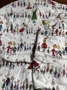 Pottery Barn Kids Teen GRINCH Twin Flanell 2-teiliges Spannbettlaken 1-teiliges SET Dr. Seuss - Bild 1 von 5