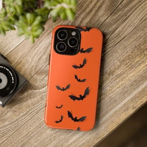 Halloween Bat Phone Case, Spooky Halloween Gift, Durable Phone Cover - Picture 1 of 255