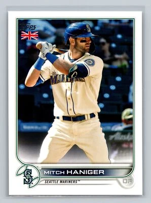 Mitch Haniger #104 2022 Topps UK Edition Seattle Mariners - Image 1 of 2