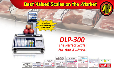 VTS DLP-300 Label Printing Scale Pole Display, 30/60lbs  Brand New  • 905.41£