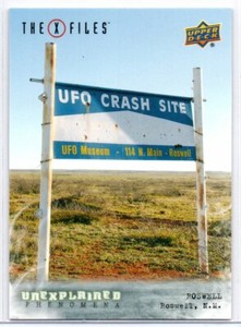 The X-Files UFOs and Aliens UNEXPLAINED PHENOMENA Trading Card Insert UP-1