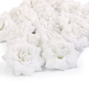100x Fake Rose Head Simulation Silk Flower Crafts Wedding Home Decoration Party
