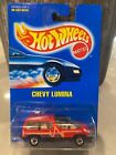 1991 Hot Wheels Blue Card Collector #126 CHEVY LUMINA - Red