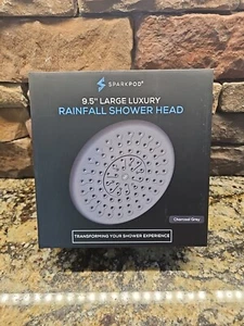 SparkPod 9,5 Zoll großer Regenduschkopf Niederschlag Hochdruck Anti-Clog NEU - Bild 1 von 6