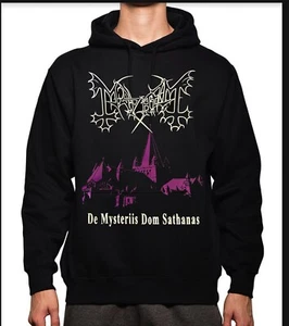 Mayhem de mysteriis dom sathanas black METAL Band HOODIES BLACK MEN's SIZES - Picture 1 of 1
