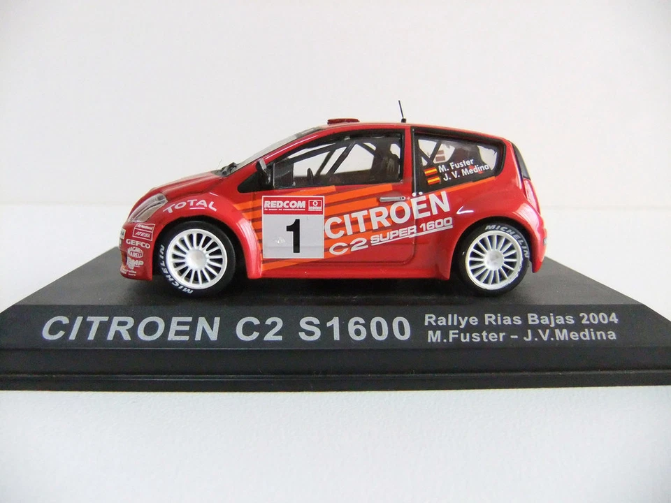 CITROEN C2 S1600 #1 RALLY RIAS BAJAS 2004 FUSTER MEDINA IXO ALTAYA 1/43 RALLY - Imagen 1 de 1