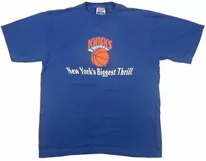 KNICKS New York Biggest Thrill BASKETBALL Vintage T-Shirt CARVEL EISCREME - Bild 1 von 9