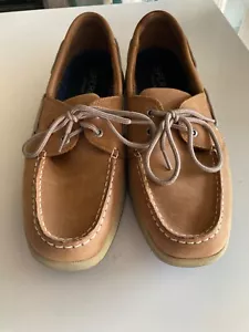 Sperry Top-Sider Brown Leather Boat Shoes Men's 11 - Picture 1 of 9