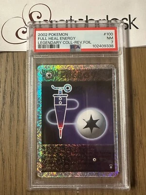 PSA 7 - Pokemon FULL HEAL ENERGY 100/110 Reverse Holo - LEGENDARY COLLECTION - Image 1 of 2