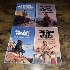 Saga of the Sierras lot of 4 trade paperback books by Bodie and Brock Thoene - Picture 1 of 1