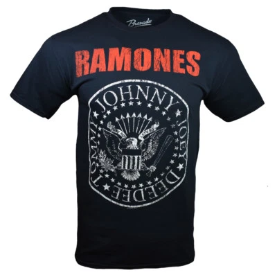 Ramones HEY HO LETS GO Mens T Shirt S M L XL Band Rock and Roll Tee Black NEW - Image 1 of 4