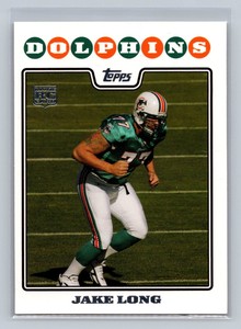 2008 Topps - Jake Long - RC -Rookie - #387 - Miami Dolphins