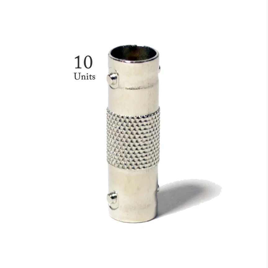 10 pack BNC Female to BNC Female Coupler Cable Converter Adapter CCTV Camera - Image 1 of 1