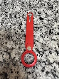 Apple AirTag Leather Loop - Red - Photo 1 sur 1
