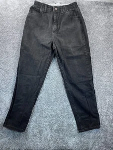 Lee Pants Womens S Cotton Stretch Waist 5 Design Pocket Denim Jeans Black - Picture 1 of 12
