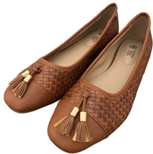 Cushion Walk By Avon Womens Brown Slip On Ballet Flats Size 9 Never Worn - Picture 1 of 6