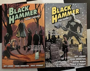 Black Hammer TPB #1 & 2 (Dark Horse Comics 2017) Jeff Lemire Dean Ormston NM - Picture 1 of 4