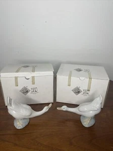 NAO Lladro Daisa Goose Figurine made in Spain 244G Set of 2 Porcelain - Bild 1 von 13