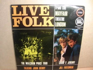 Various – Live Folk from the Mayfair Theatre London 1965 LP Ember FA 2014 - Imagen 1 de 5