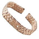 6-16mm Polished Bling Glossy Stainless Steel Watch Strap Women's Bracelet Casual