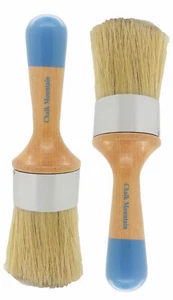 Chalk Paint Brushes 2 Wax Brushes Use 1 for Accenting & 1 for final Clear wax - Picture 1 of 4