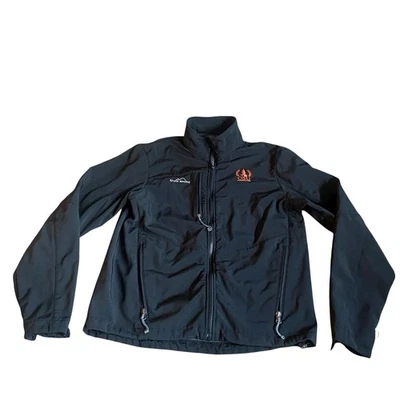 Eddie Bauer Men's Medium Soft Shell Windfoil Jacket Full Zip Windbreaker OSU Fdn - Image 1 of 4