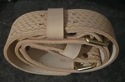 Klein Tools 5420 Tool Belt Modular Tool Tan, Leather Heavy Duty TIE WIRE Belt 🔥 - Image 1 of 4