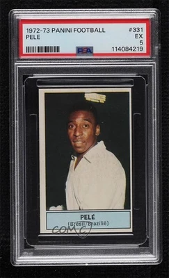 1972-73 帕尼比利时贝利足球#331 PSA 5 — 第 1/2 张图片