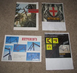 Lot of 4 Hetchins Bicycle & Frame Brochures - Picture 1 of 7