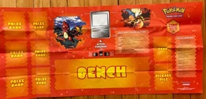 Pokemon TCG Fire Red Deck Playing Mat 26”x12” 2004 - Picture 1 of 1