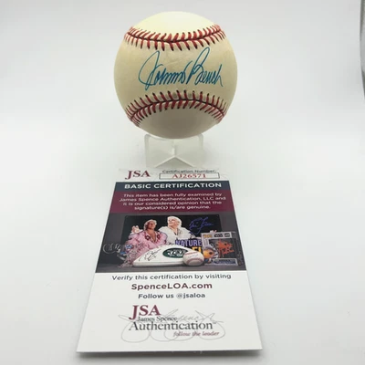 JOHNNY BENCH Signed Official Baseball-HALL OF FAME-CINCINNATI REDS-JSA - Image 1 of 4