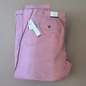 Talbots Girlfriend entspannte Damen-Chinohose Größe 16 W neu mit Etikett rosa knöchellang - Bild 1 von 5