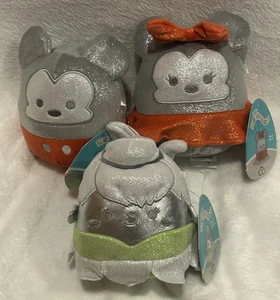 3 Squishmallow Celebrating Disney’s 100th Mickey & Minnie Mouse & Tinker Bell - Picture 1 of 4