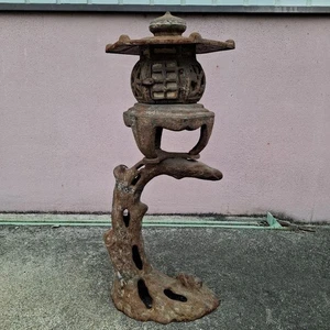 Traditionelle Metalllaterne, antike Gusseisen Höhe 30,7 cm - Bild 1 von 16