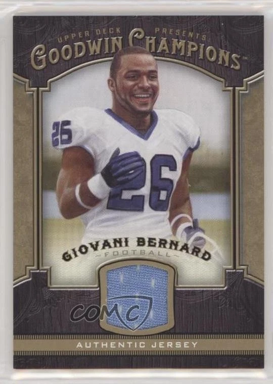 2014 Upper Deck Goodwin Champions Memorabilia Giovani Bernard #M-GB - Image 1 of 2
