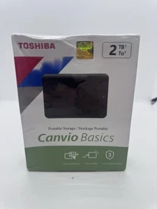 Toshiba Canvio Basics 2TB Portable Storage (HDTB520XK3AA) New Sealed - Afbeelding 1 van 2