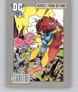 Starfire DC Comics Heroes From Beyond 1992 Series #125 Trading Card - Picture 1 of 2