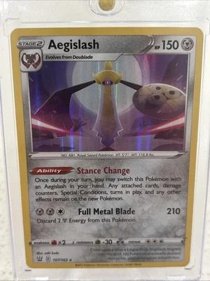 Aegislash 107/163 Swsh05: Battle Styles Holo - Image 1 of 2