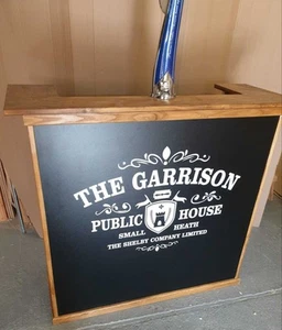 Home Drinks Bar Bar counter Garden Bar Summerhouse Bar Mancave *peaky blinders* - Picture 1 of 9