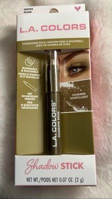 L.A. COLORS "Golden Glam"(C69195) SHIMMER SHADOW STICK, CRAYON, EYESHADOW  New! - Image 1 of 3