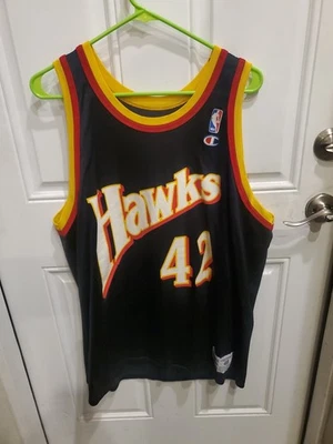 Camiseta deportiva de baloncesto Kevin Willis de los Atlanta Hawks de la NBA de colección rara Foto 1 de 4