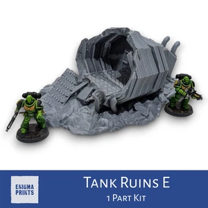 Tank Ruins E | Plains of Tursk | Imperial Terrain Scenery for Tabletop Wargaming - Picture 1 of 7