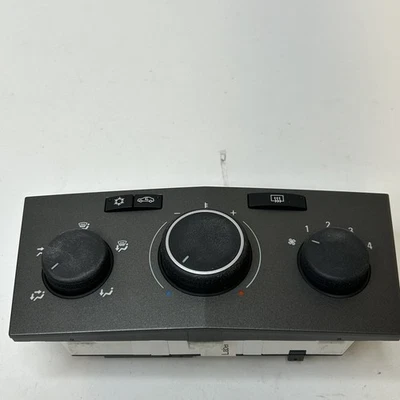 Vauxhall Astra H Heater Ventilator Charcoal Dash Button Control Genuine 13201298 - Image 1 of 4