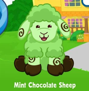 Webkinz Classic Mint Chocolate Sheep Pet Code Only - Picture 1 of 1