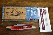 Case XX Stockman Knife Pocket Worn Jigged Old Red Bone Handle Stainless 00786