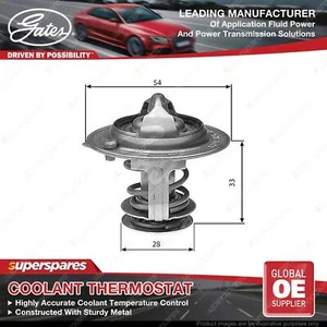 Gates Thermostat Kit for Kia Cerato Koup Optima Rio Rondo Sorento Sportage KM SL - Picture 1 of 2